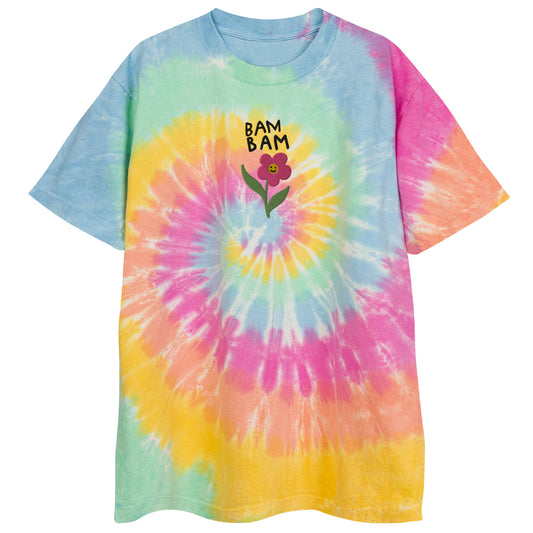 EMBROIDERED TIE-DYE