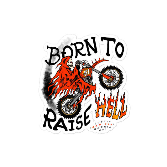 RAISE HELL STICKER